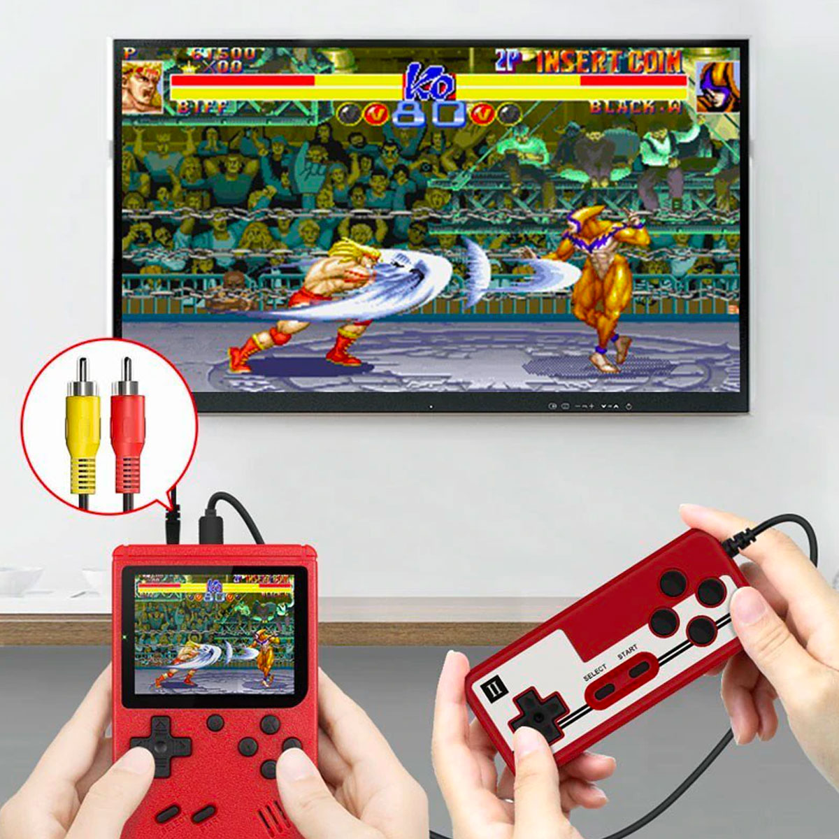 400-in-1 Retro Spelconsole met Klassieke Games
