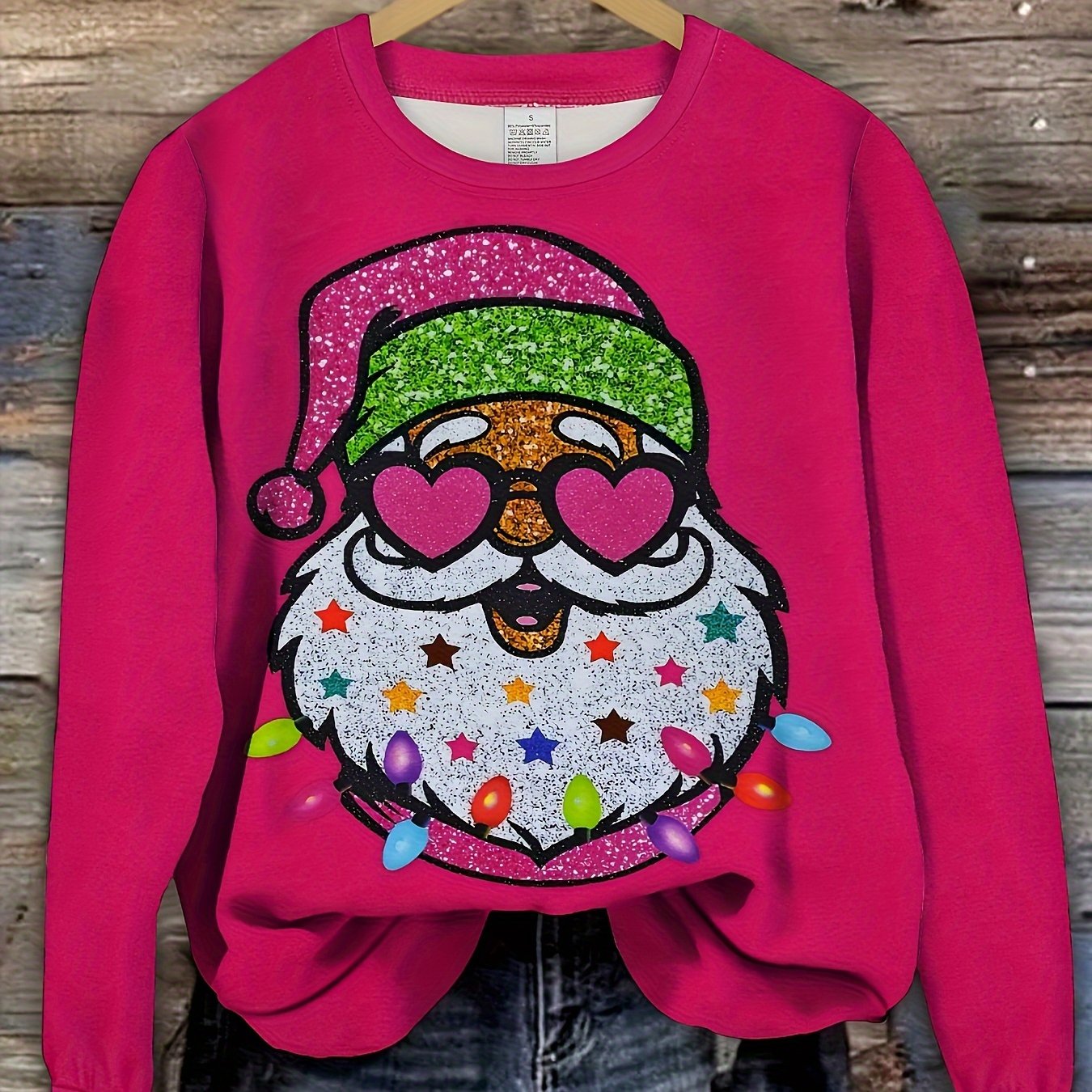 Vrolijke Santa Kersttrui voor Dames – Comfortabele Winter Sweater