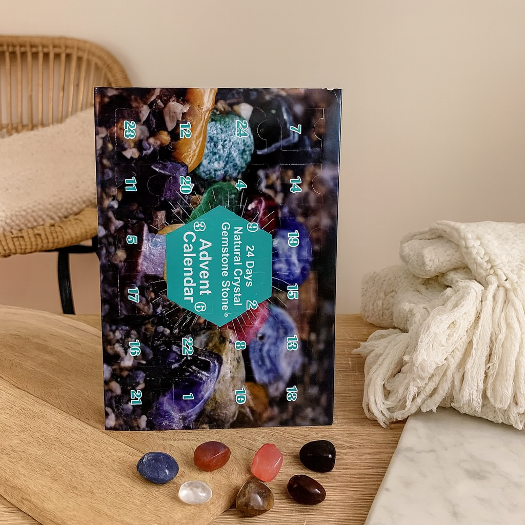 Kristal Adventskalender met 24 Steentjes – Magische Kersteditie