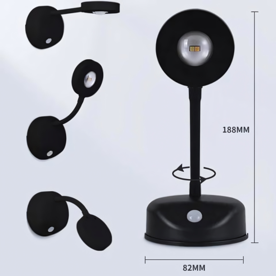 Draadloze LED Spot met Bewegingssensor en 360° Verstelbaarheid