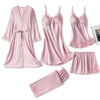 Luxe Zijde Pyjama Set voor Gevoelige Huid