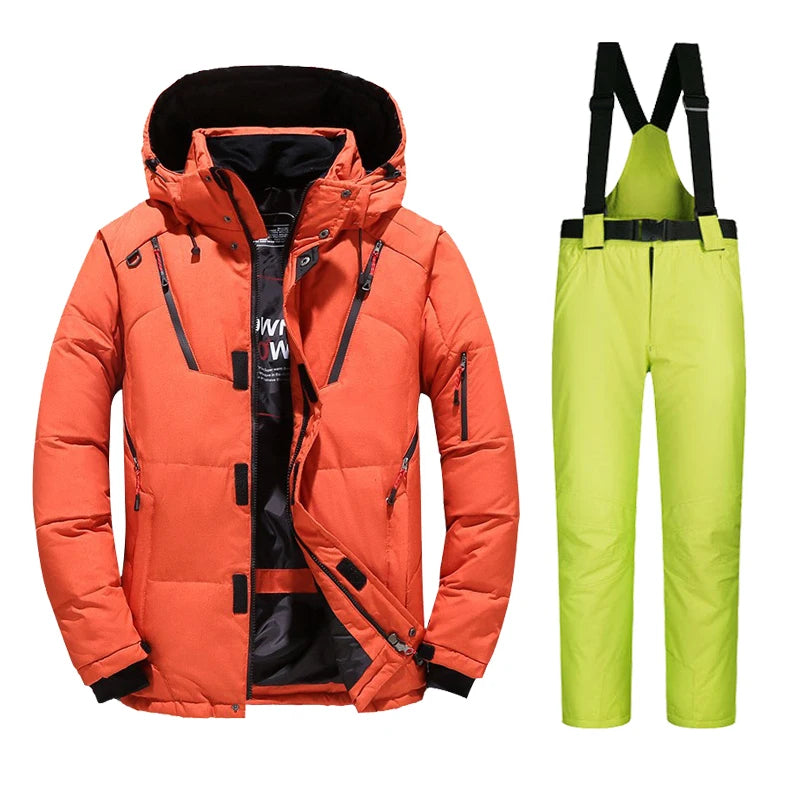 Heren Ski- en Winterset – Waterdichte Jas & Broek voor Koude Dagen