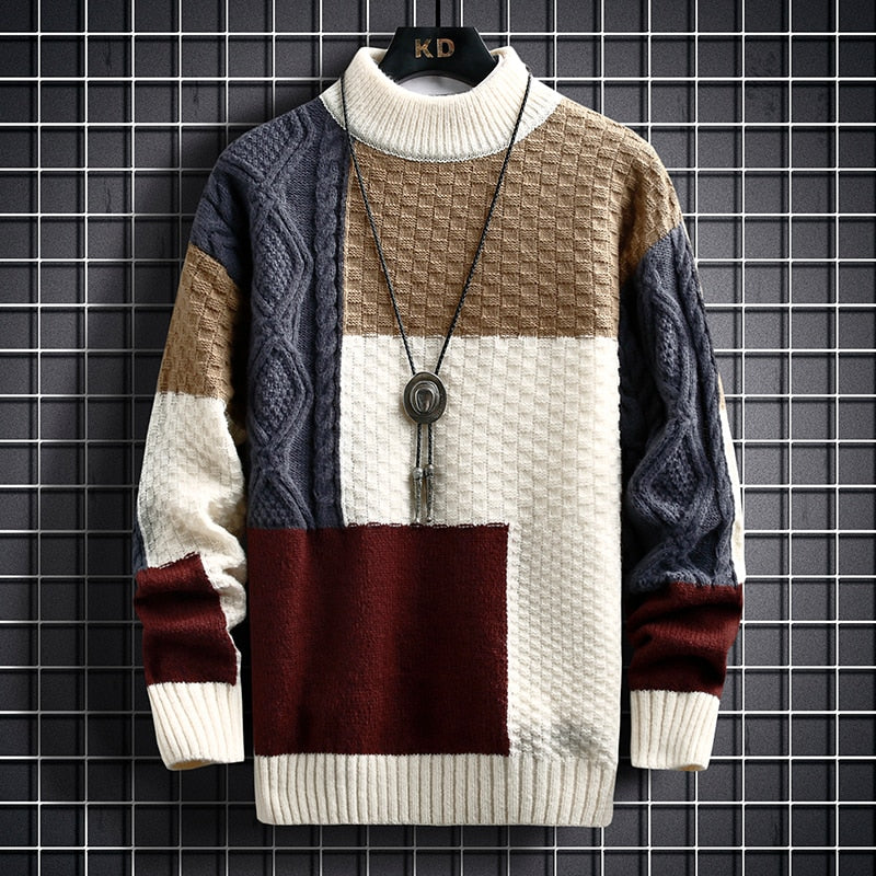 Zacht Patchwork Sweatshirt voor Comfortabele Weekendlooks-mezamstore.nl