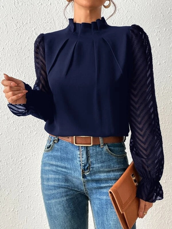 Elegant Geprint Dames Topje voor Elke Gelegenheid