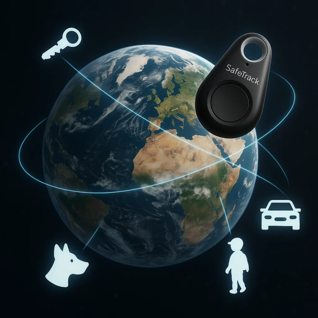 GPS Tracker met Live Tracking voor Kinderen, Huisdieren en Waardevolle Spullen