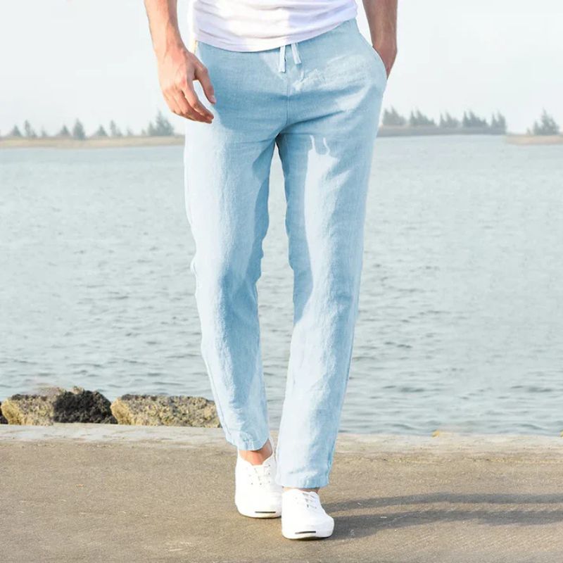 Linnen Broek voor Heren - Comfortabele en Stijlvolle Relaxte Pasvorm