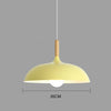 Moderne Scandinavische Eikenhouten LED Plafondlamp