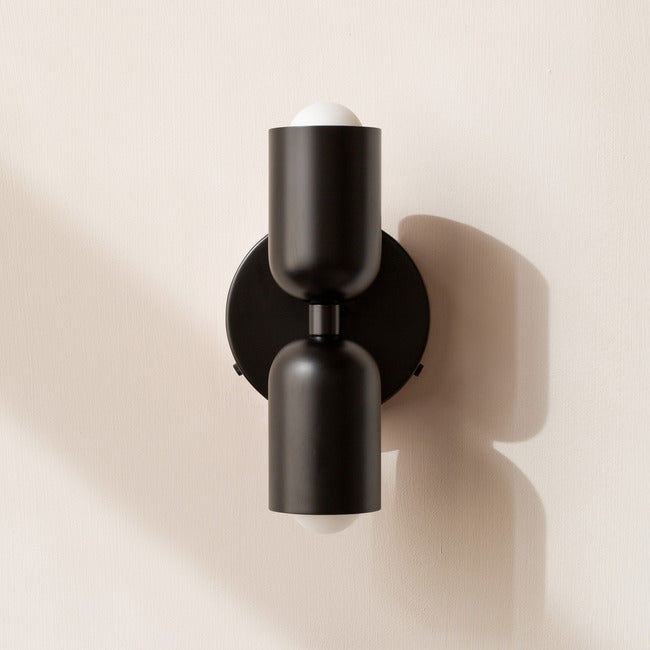 Nordic Energiezuinige LED Wandlamp met Twee Koppen van Roestvrij Staal