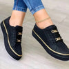 Stijlvolle Sneakers met Gouden Details