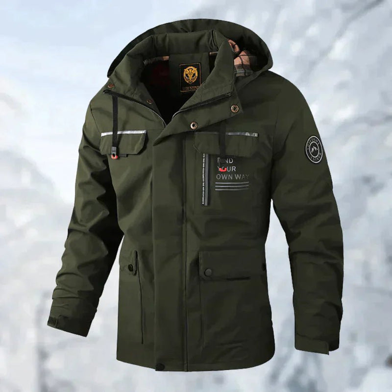 Warme winddichte outdoor winterjas – slijtvast en comfortabel