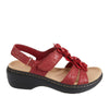 Orthopedische Dames Sandalen met Verstelbare Bandjes en Bloemenpatroon