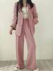 Dames Broekpak Tweedelig – Blazer & Broek, Getailleerd en Zakelijk