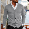 Heren Cardigan met V-Hals en Knopen - Stijlvol en Comfortabel