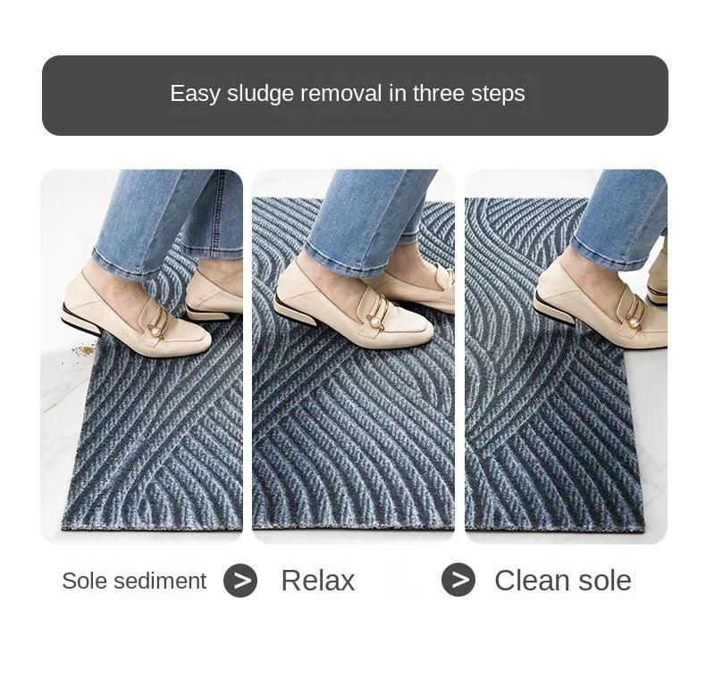 Moderne PVC Deurmat met Antislip en Zandverwijdering