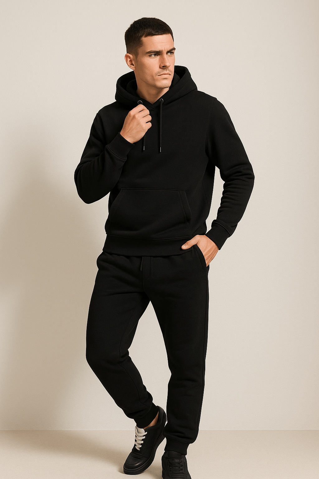 Unisex Hoodie en Joggingbroek Set voor Comfort en Stijl