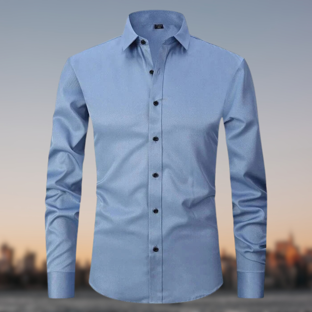 Strijkvrije Stretchblouse voor Dames met Comfortabele Pasvorm