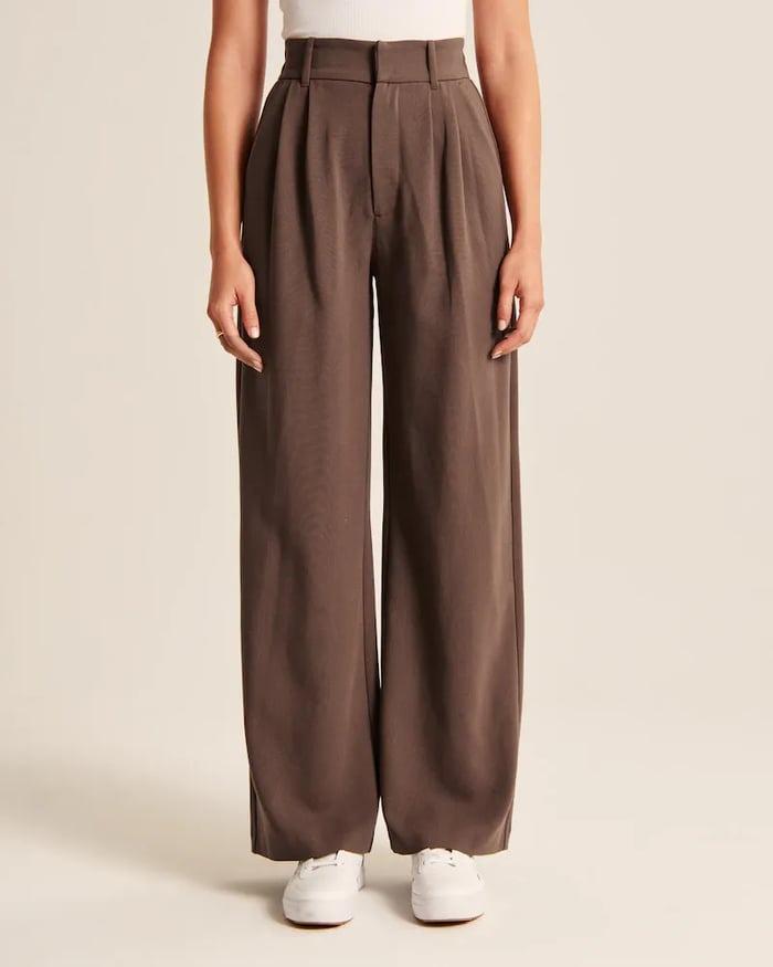 Icy Tailored Lichtgewicht Broek met Wijde Pijpen