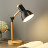 Gekleurde Houten Tafellamp met Verstelbare Arm