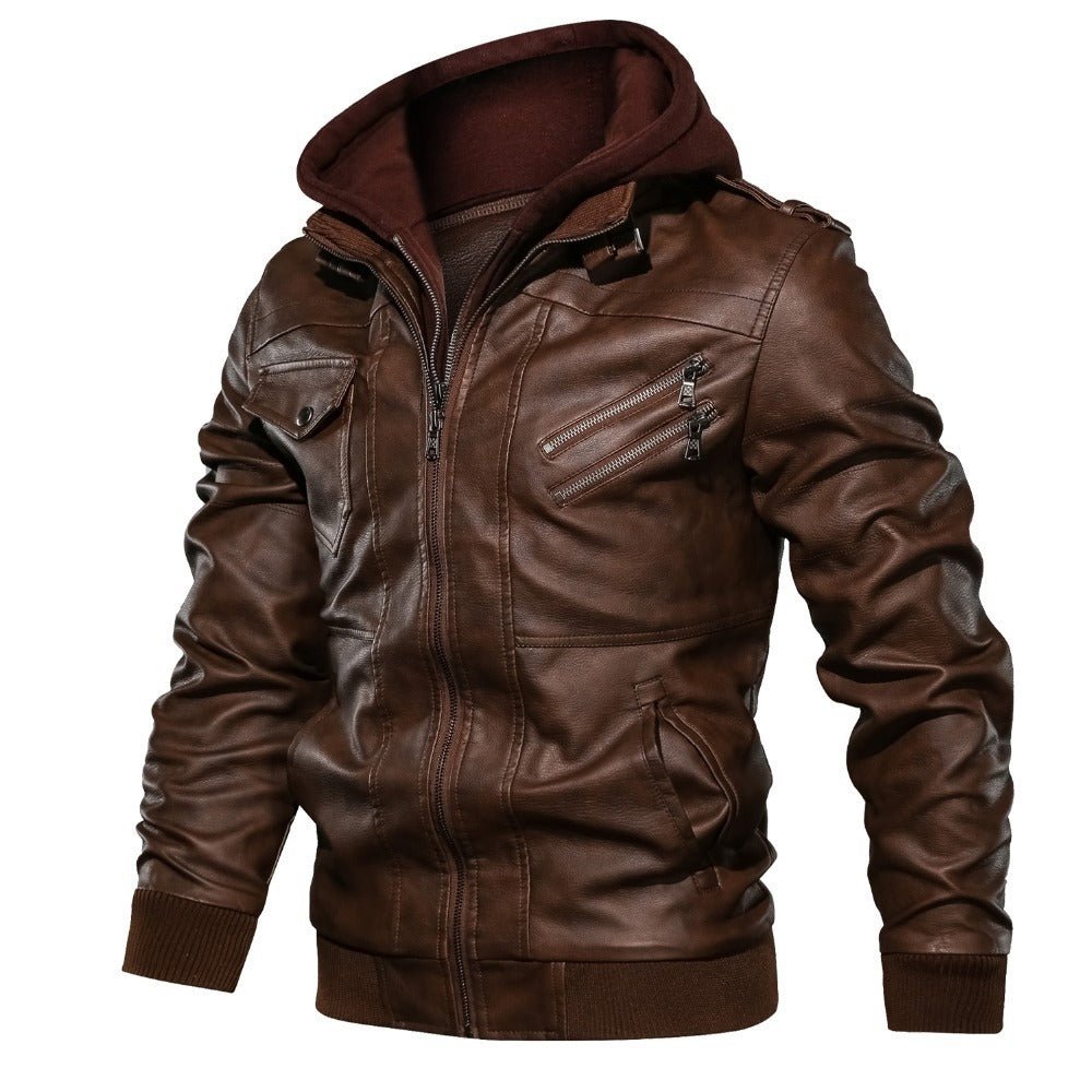 Bikerjack met Capuchon voor Heren - Stoer en Comfortabel