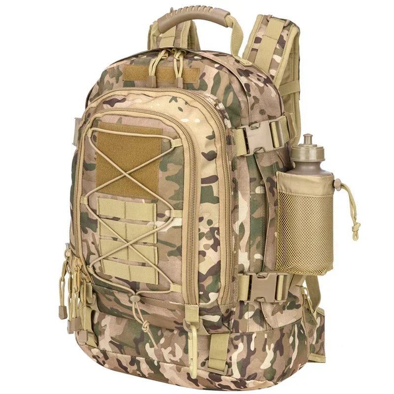Militaire Tactische Rugzak 60L – Duurzaam Nylon, Outdoor & Survival Unisex