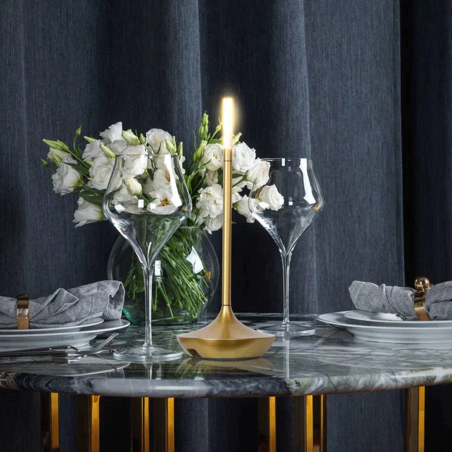 Elegante Kaarslamp met Warm Licht en Flexibele Plaatsing