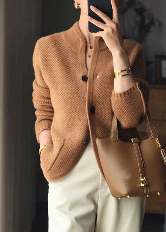 Dames Gebreid Vest – Elegante Cardigan met Knoopsluiting