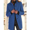 Dames Klassieke Winterjas – Retro Stijl met Knoopsluiting