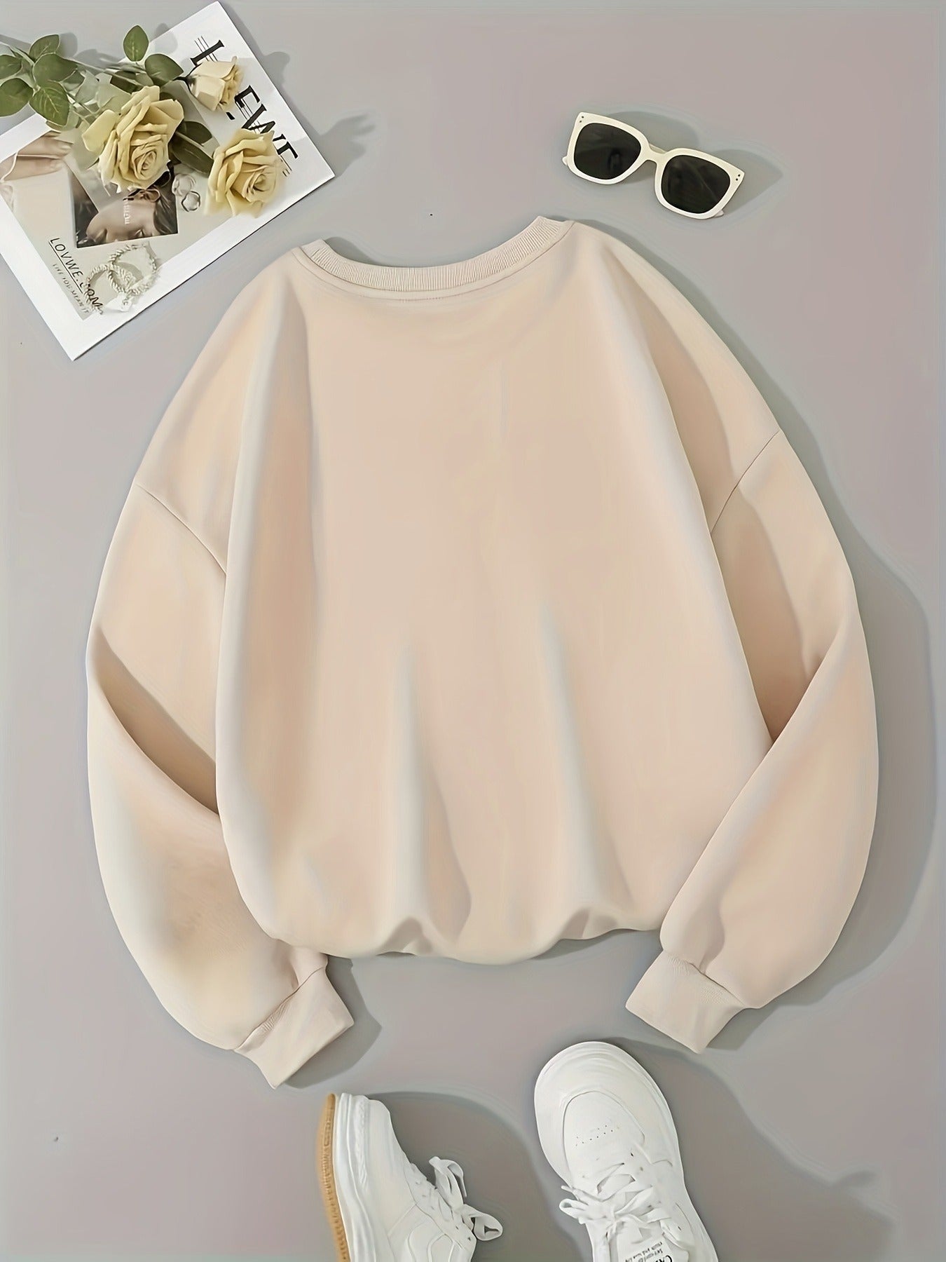 Dames Kersttrui – Comfortabele Winter Sweater met Print