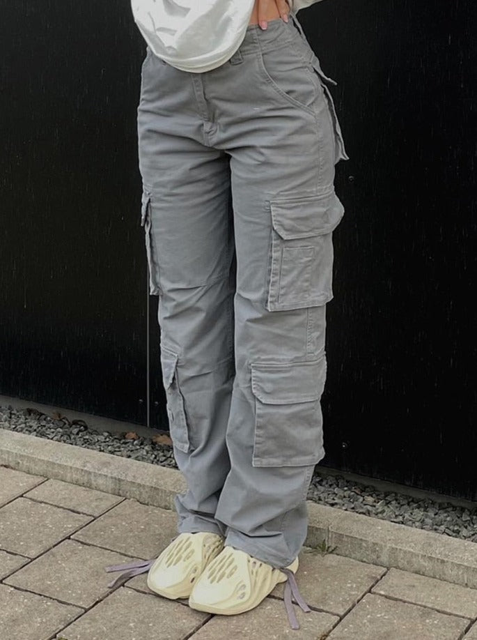 Dames Cargo Broek – Comfortabele Streetwear Broek met Zakdetails