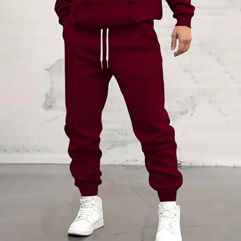 Heren Joggingbroek – Comfortabele Jogger met Trekkoord en Elastische Taille
