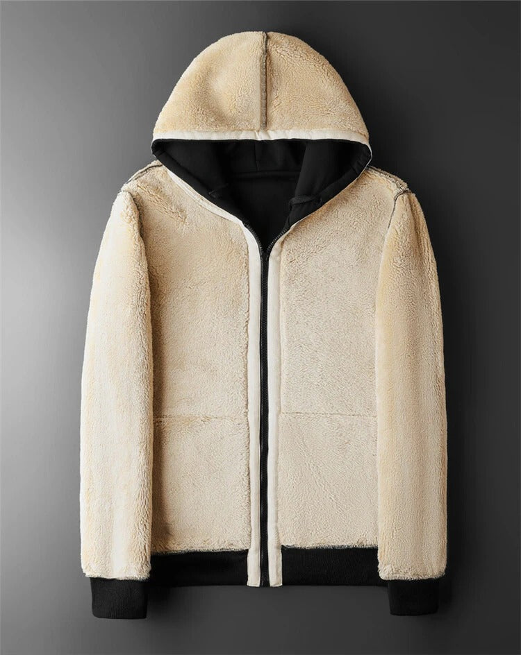 Lammwollen Kapuzenpullover voor heren - Warm en stijlvol-mezamstore.nl