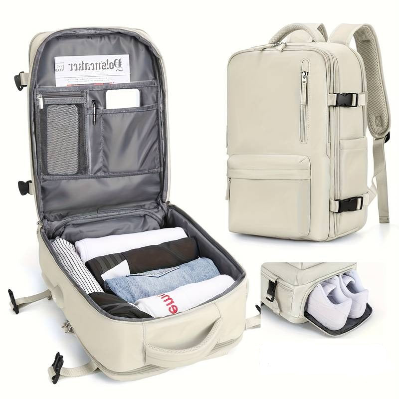 Trendy Rugtas met Schoenvak, Laptopvak & USB-poort