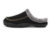Warme heren pantoffels met pluche voering en antislip zool