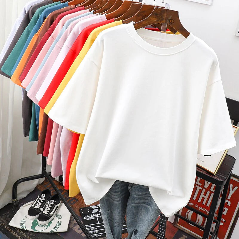 Oversized T-Shirt van Zachte Ademende Katoenmengsel