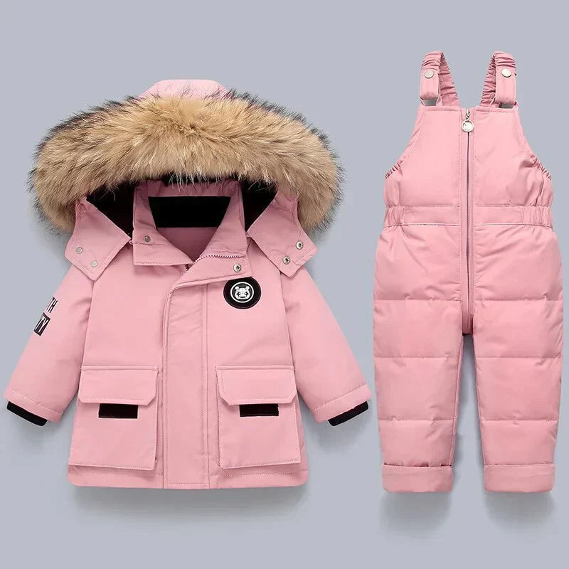 Stylische Kinderjacke en Latzhose voor Koude Dagen-mezamstore.nl