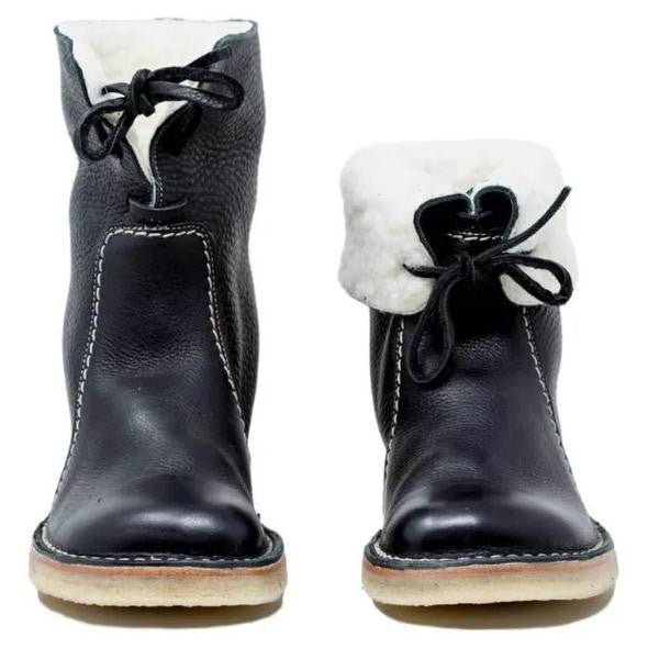 Warme Winterlaarzen met Bontvoering en Stijlvol Design