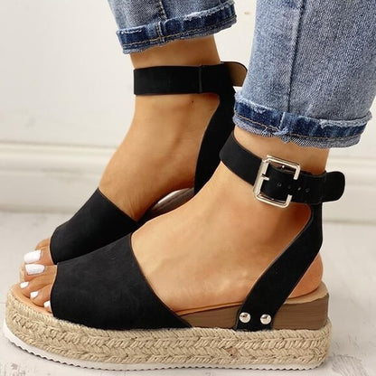 Zomerse Platform Espadrille Sandalen voor Dames