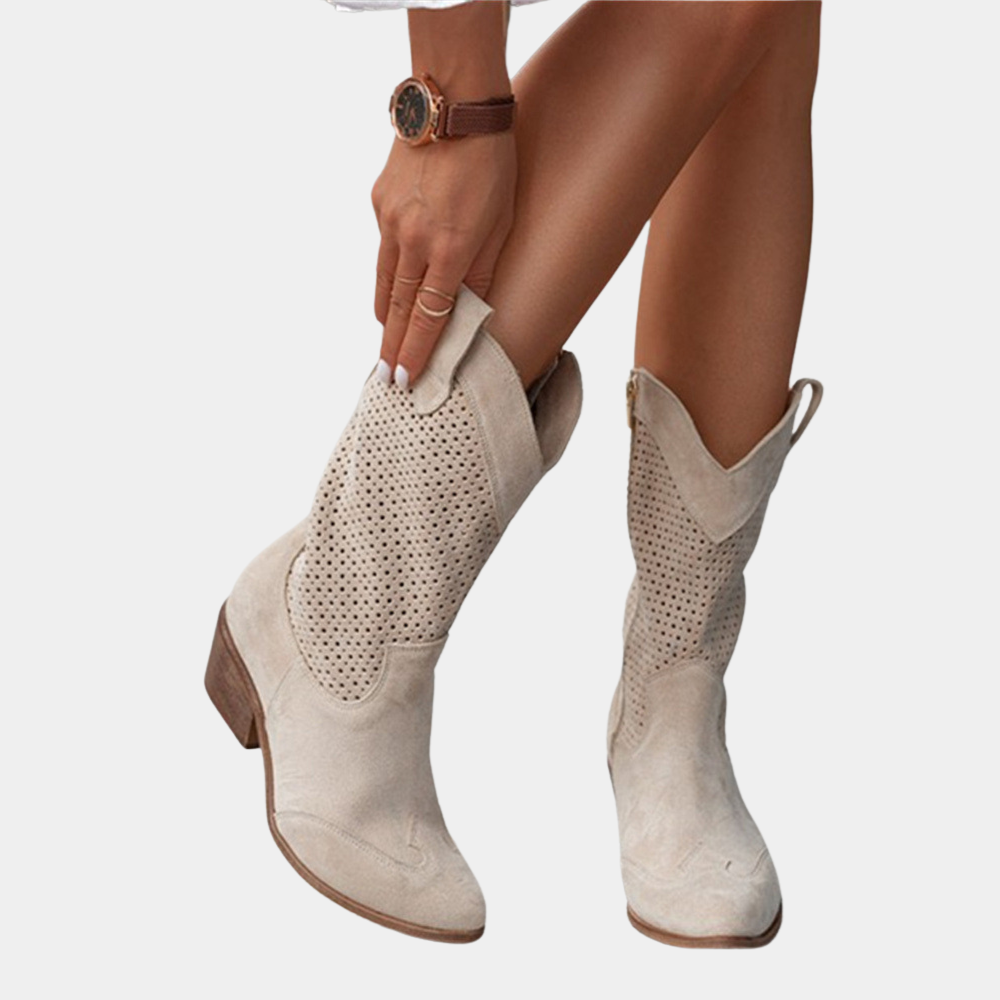 Ademende Dames Cowboylaarzen - Tijdloze Elegantie voor Elke Outfit