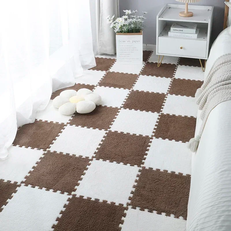 Zachte Puzzle Vloermatten Set voor Slaapkamer & Speelruimte