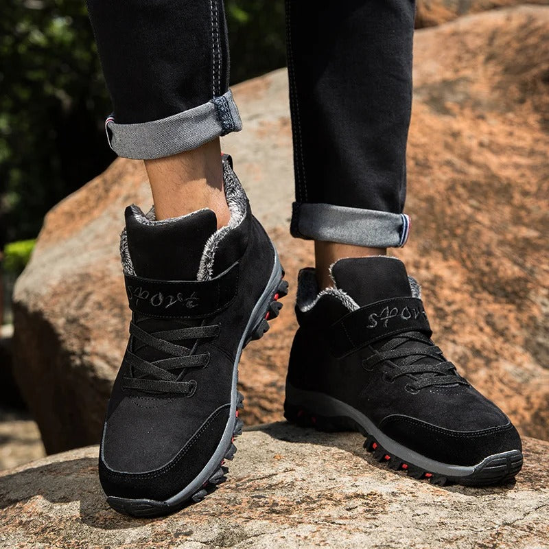 Wasserdichte Winterstiefelschoenen voor Heren met Rits-mezamstore.nl