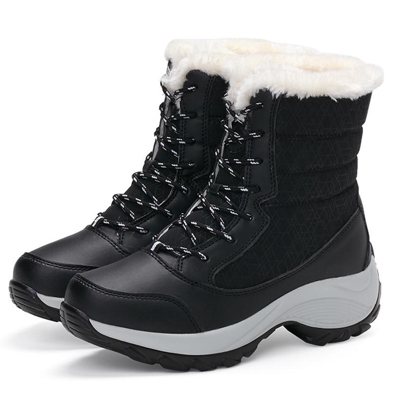 Warme Dames Winterboots met Voering – Comfortabele Gripzool
