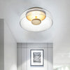Elegante LED Plafondlamp van Glas en Metaal