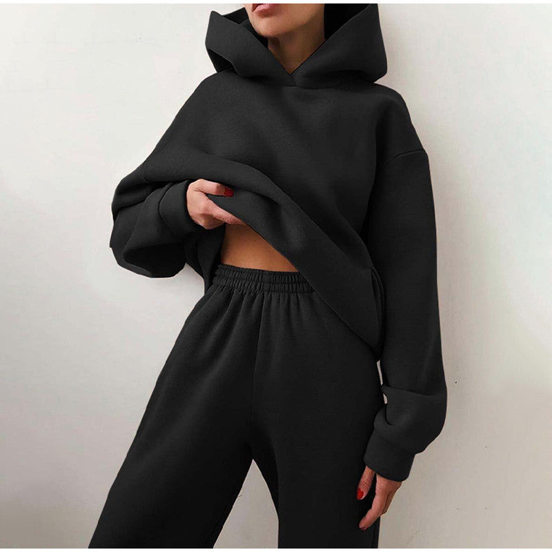 Oversized Joggingpak met Hoge Taille | Comfortabel en Warm Trainingspak