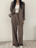Dames Broekpak Tweedelig – Blazer & Broek, Getailleerd en Zakelijk