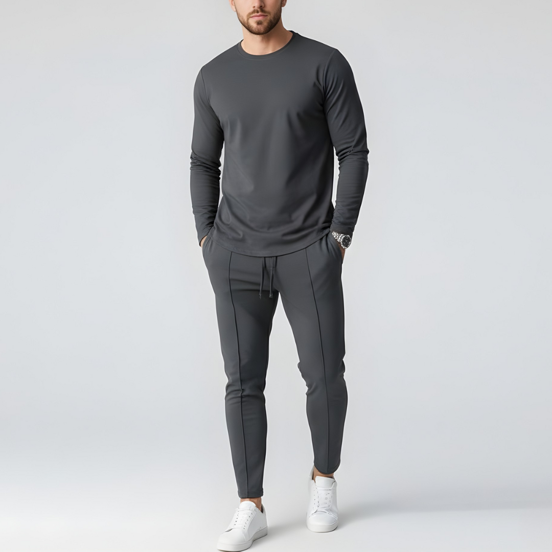 Heren Sweater en Broek Set Casual Comfort Outfit