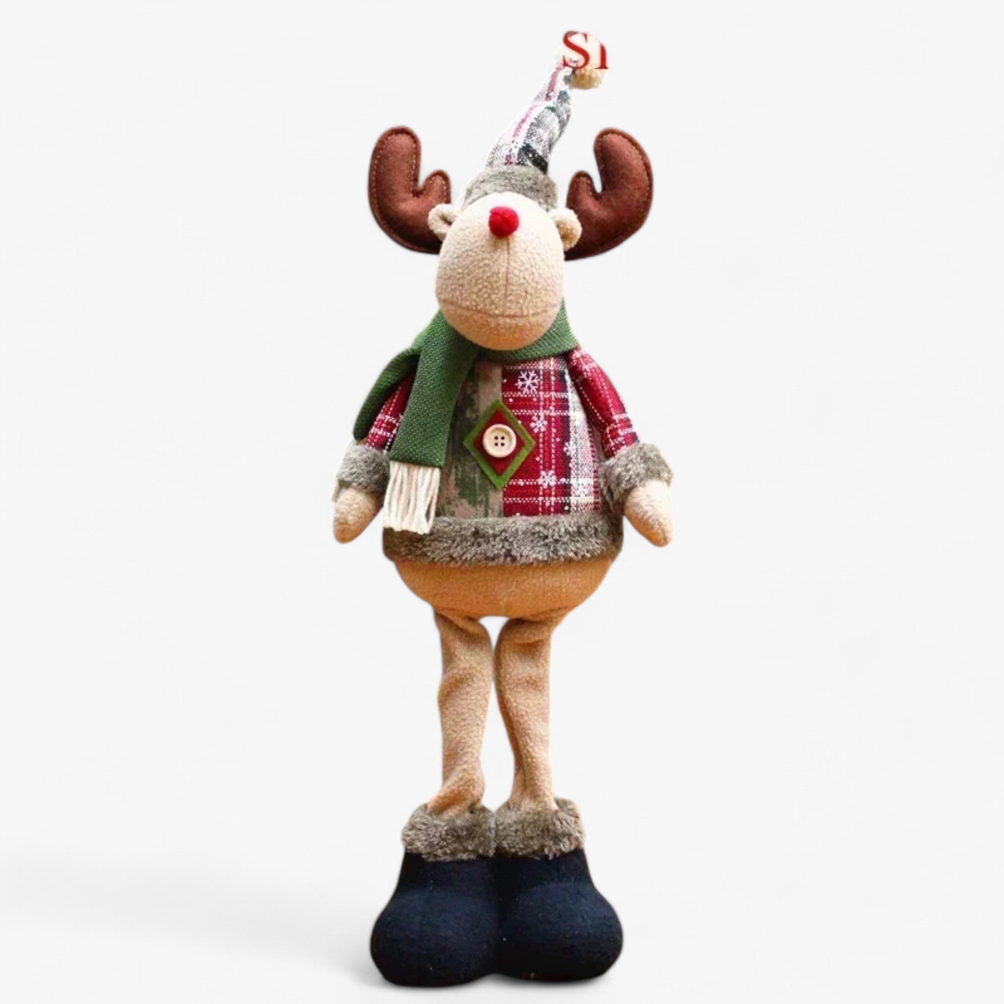 Staande Kerstfiguren – Decoratieve Santa, Sneeuwpop & Rendier