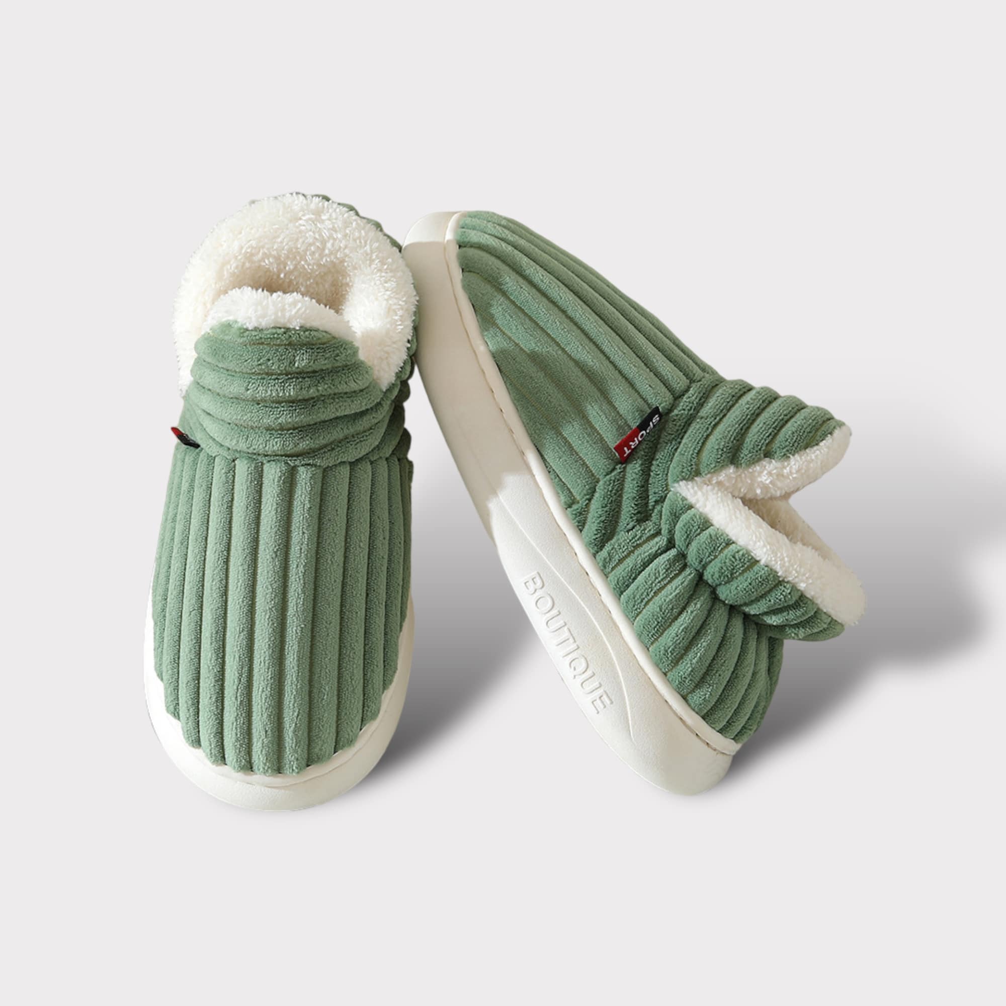 Fleece Dames Pantoffels met Warme Voering en Anti-Slip