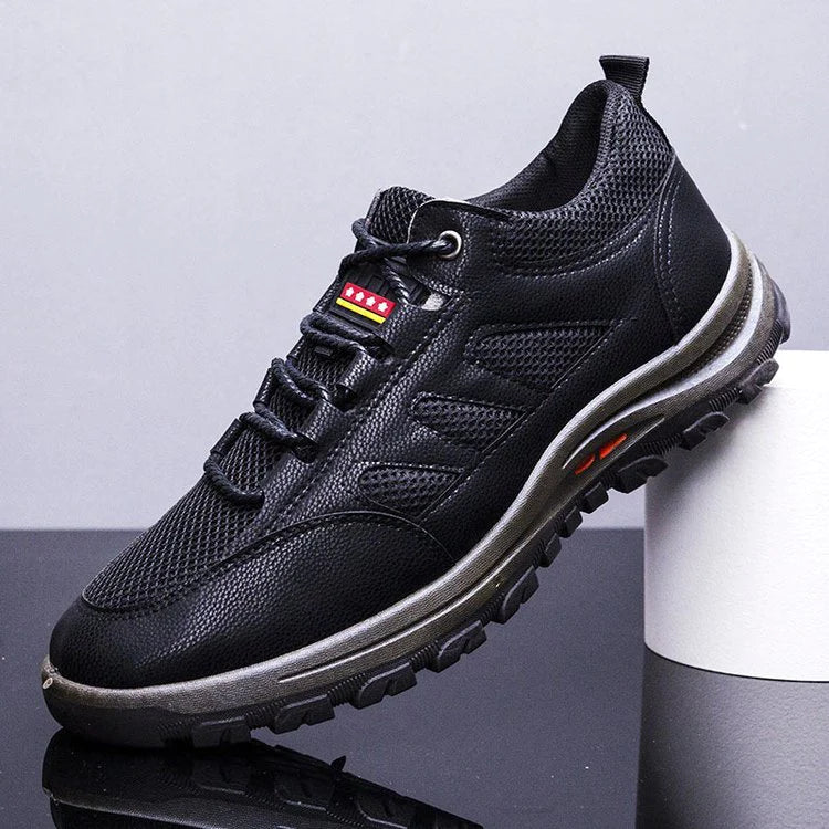 Heren Wandelschoenen – Waterdicht Leer met Grip & Duurzaam Comfort