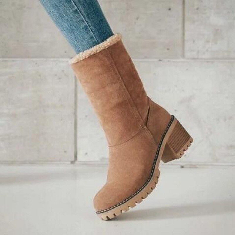 Warme Gevoerde Winterlaarzen voor Dames