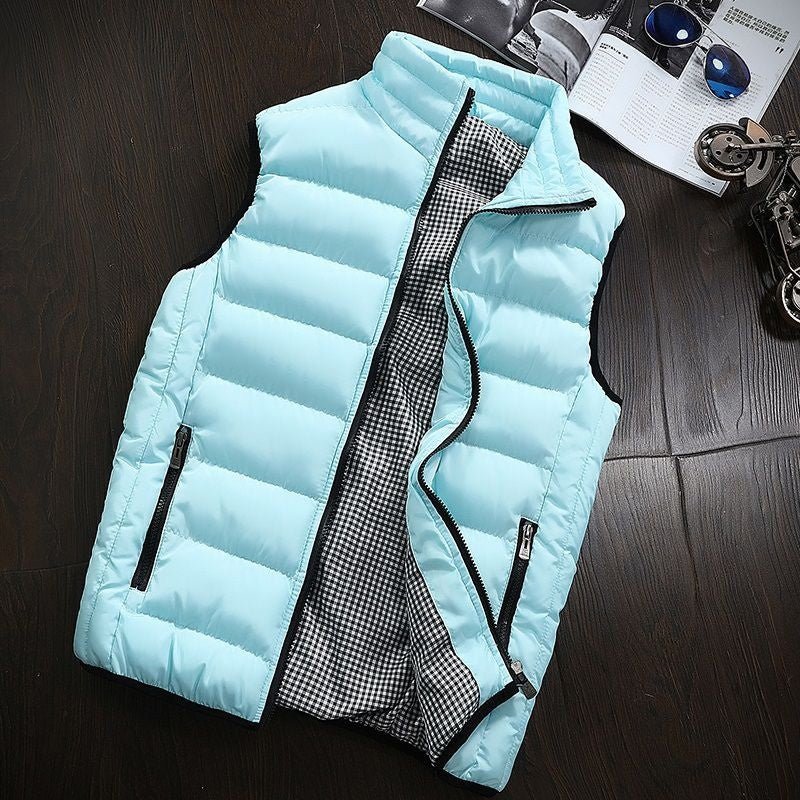 Heren Gewatteerde Bodywarmer – Licht & Comfortabel Mouwloos Vest